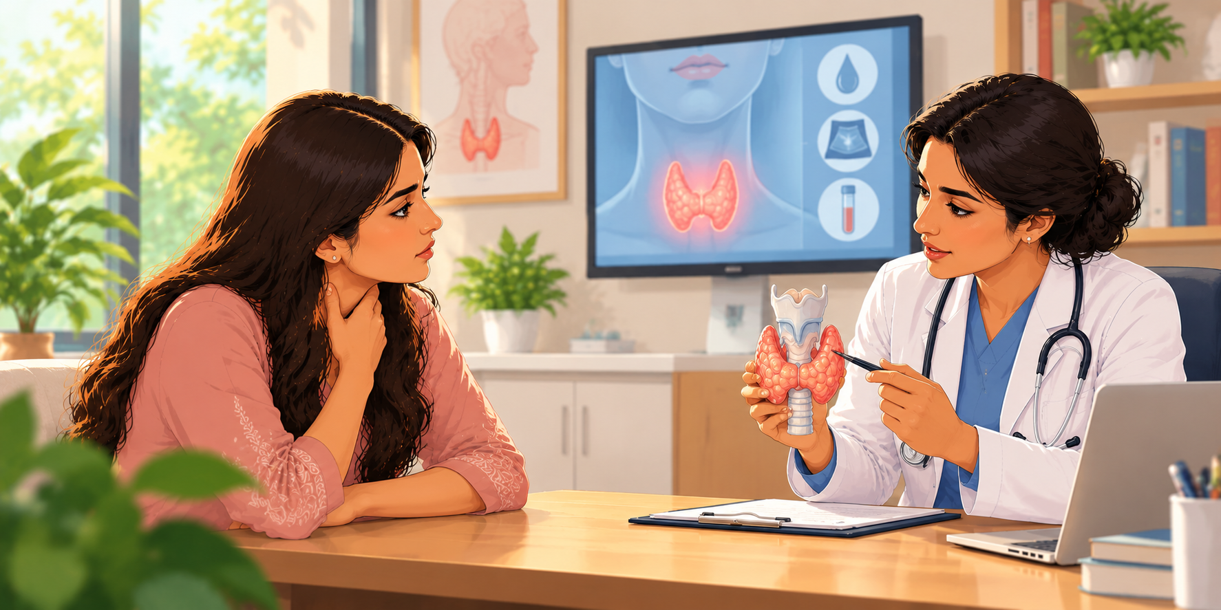 Thyroid problems: symptoms